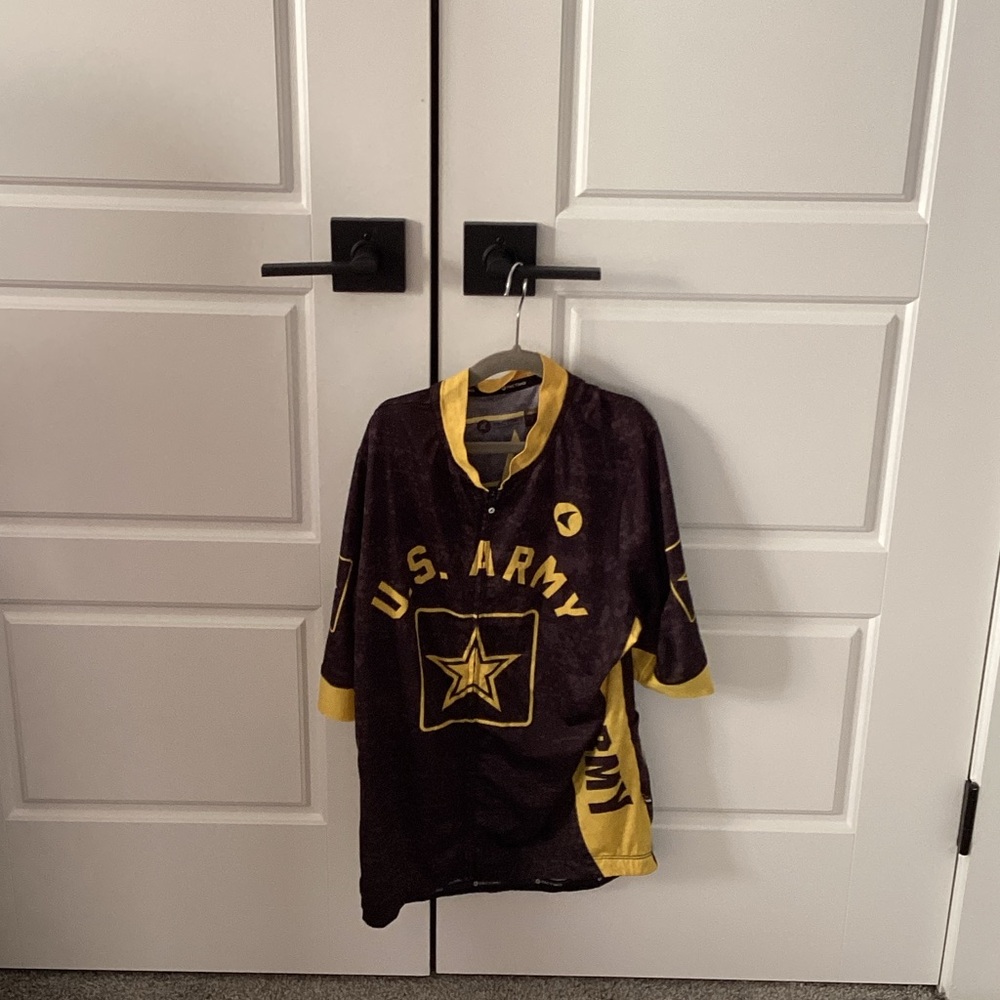 U.S. Army  Pactimo Black and Yellow Jersey